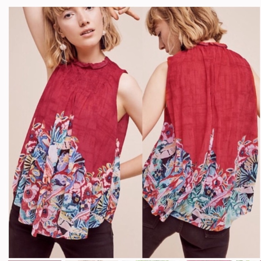 Anthropologie Epona Swing Top Deletta